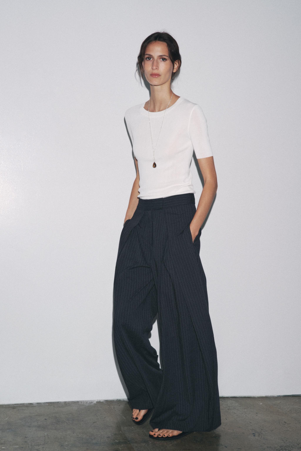 SHORT SLEEVE KNIT TOP - Zara фото 2