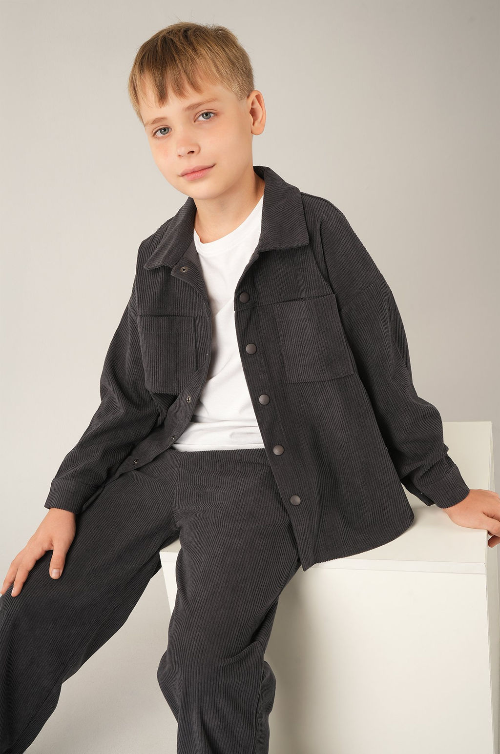 Вельветовый костюм для мальчика Happyfox - Happy fox фото 13