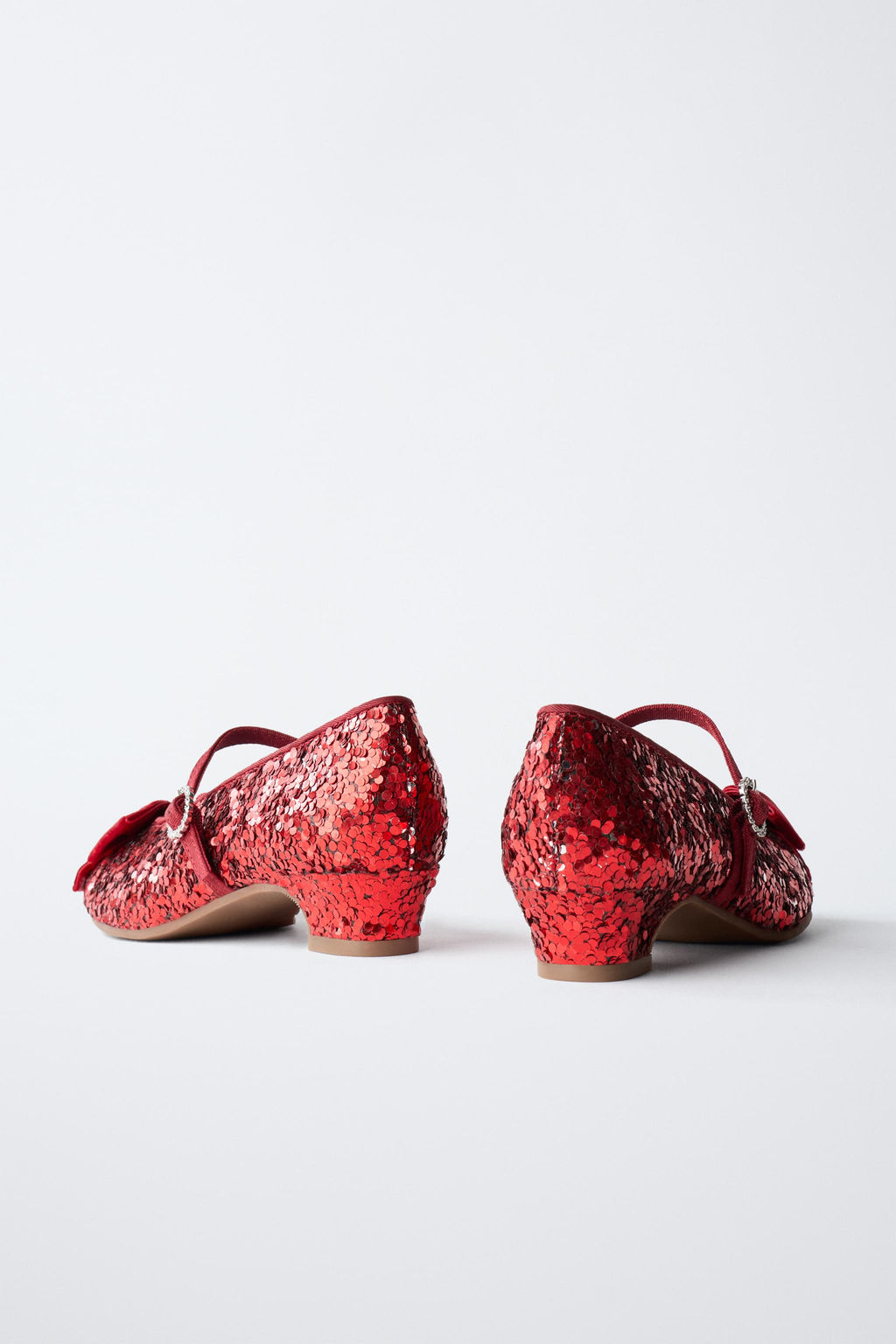 SEQUIN HEELED SHOES WITH BOW - Zara фото 6