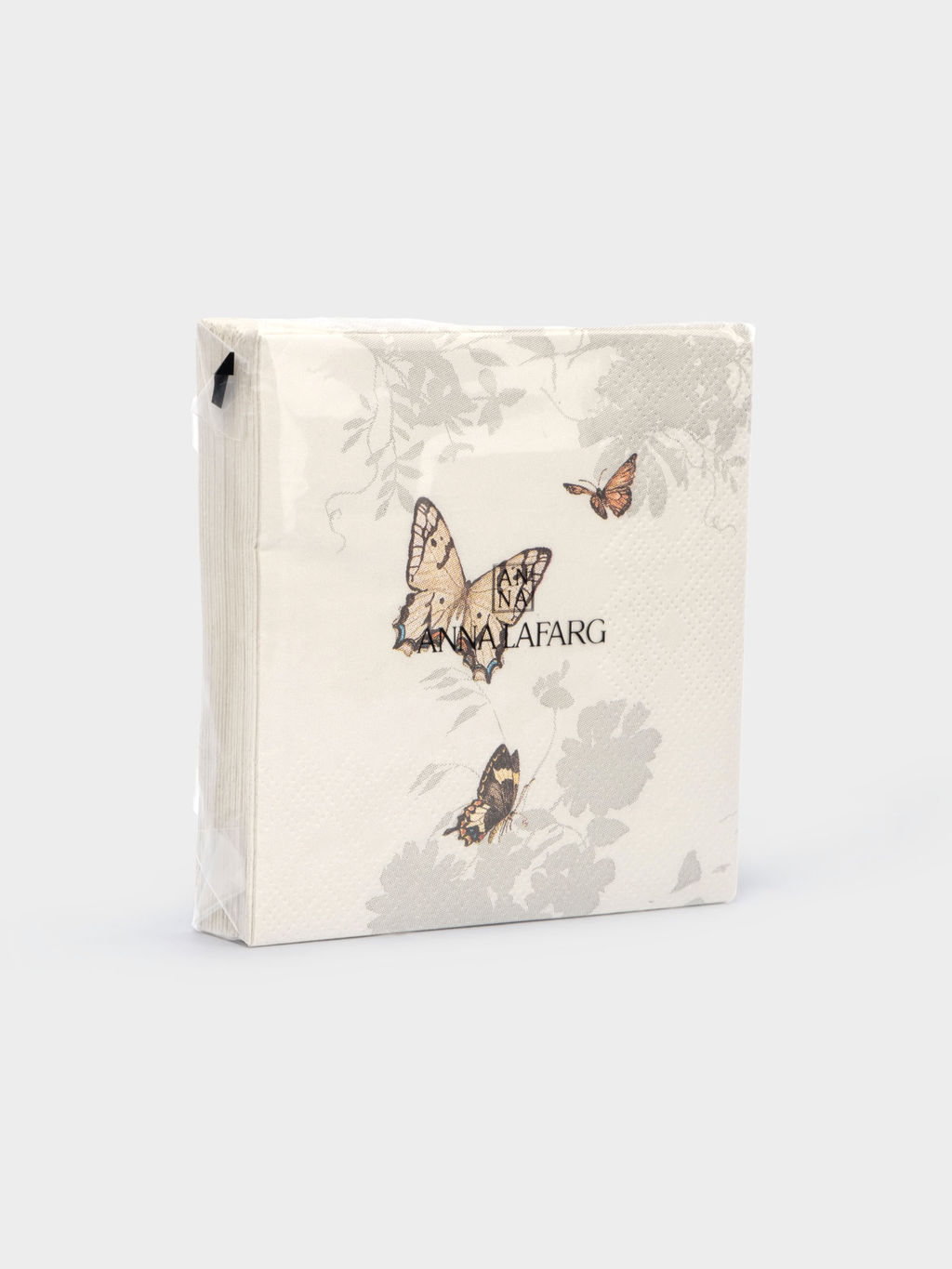 Салфетки бумажные, 21х21 см, 20 шт, квадратные, белые, Бабочки, Butterfly garden - Anna lafarg фото 4