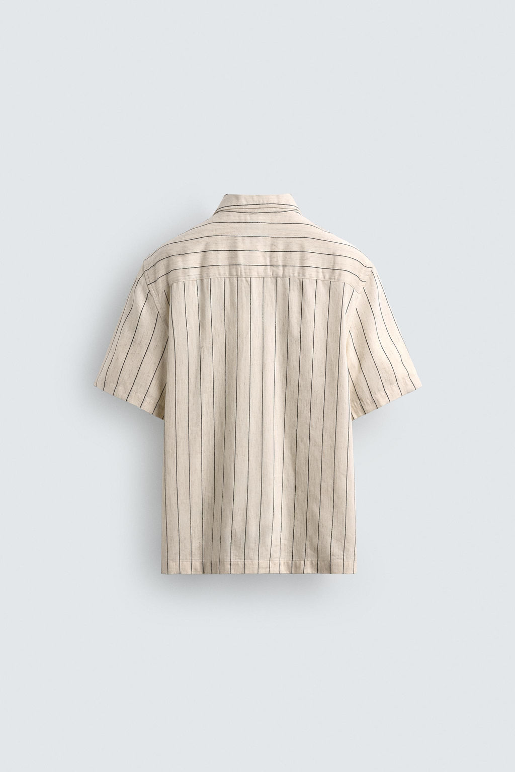 CAMISA FLUIDA RAYAS / Crudo - Zara фото 9
