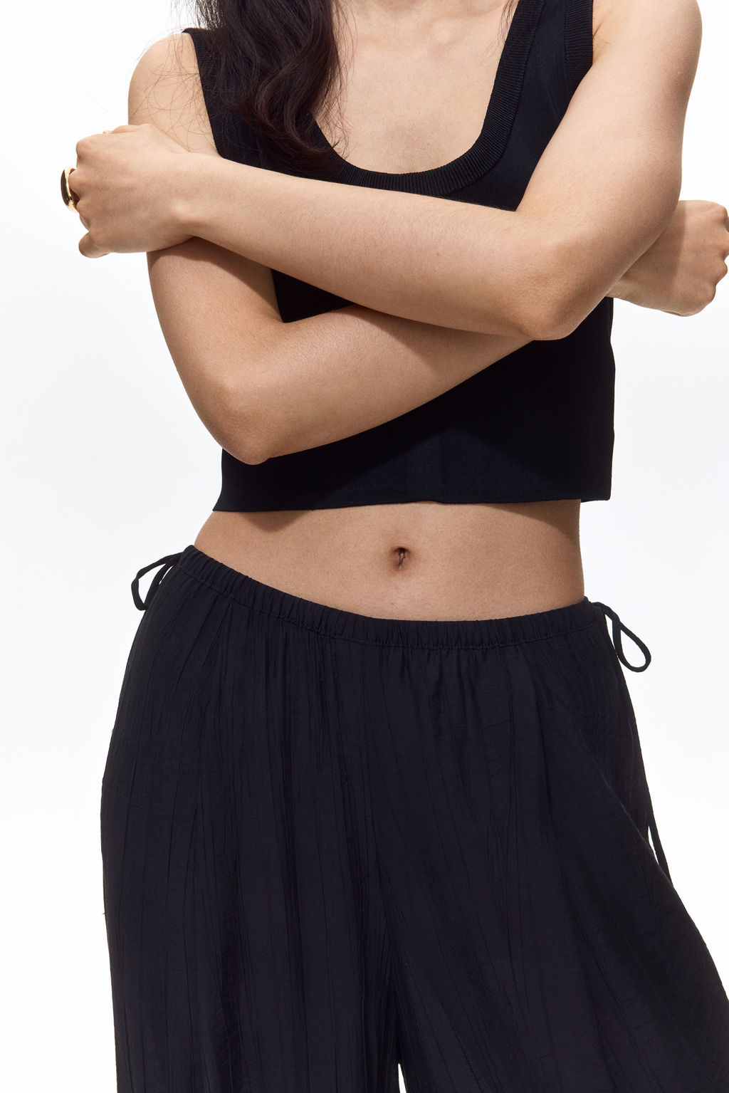 Pantal?n globo con cord?n de ajuste - H&m фото 6