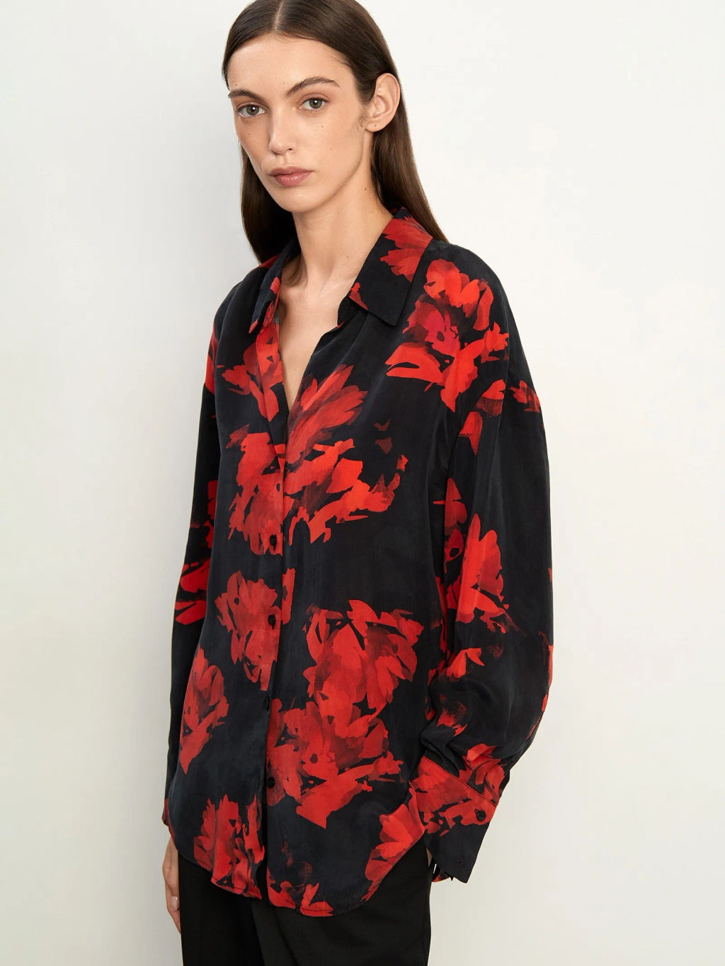 ЕМКА / Рубашка с абстрактным принтом - Emka фото 2