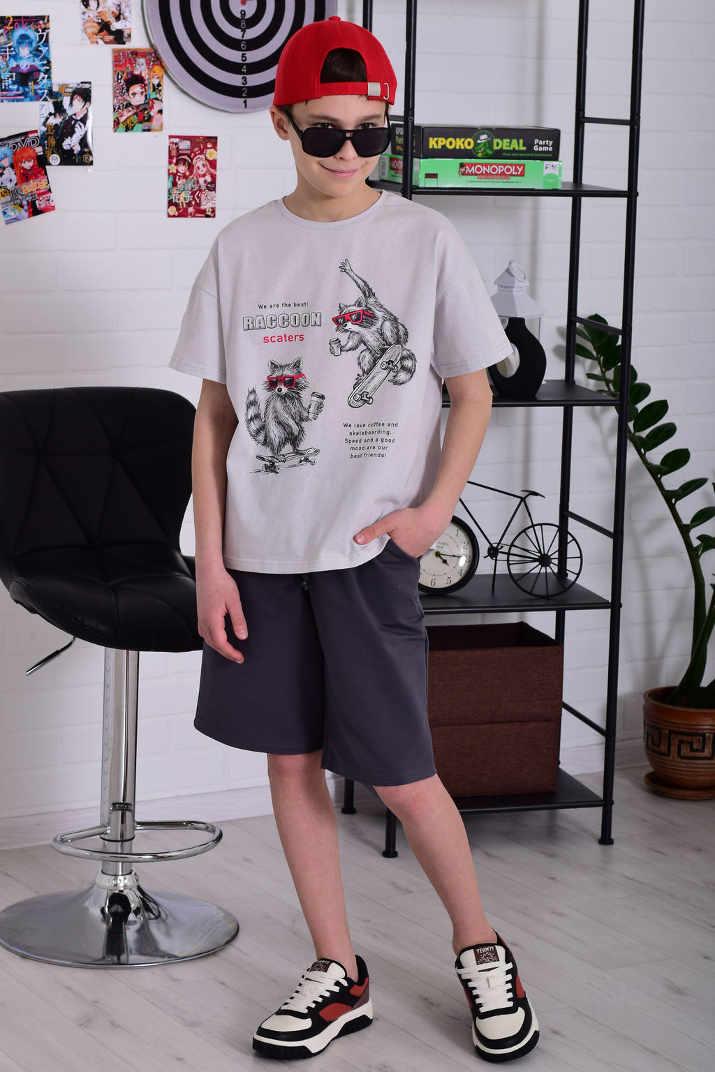 Костюм подростковый 11-075 (серый)