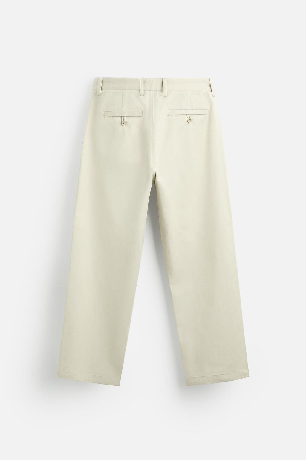 TEXTURED STITCH TROUSERS - Zara фото 7