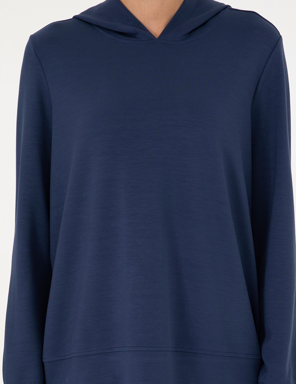 Lacivert Oversize Modal Kuma_ Sweatshirt - Pierre cardin фото 6