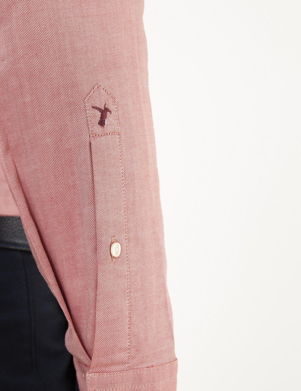 Красная зауженная рубашка с длинным рукавом - Cacharel фото 5