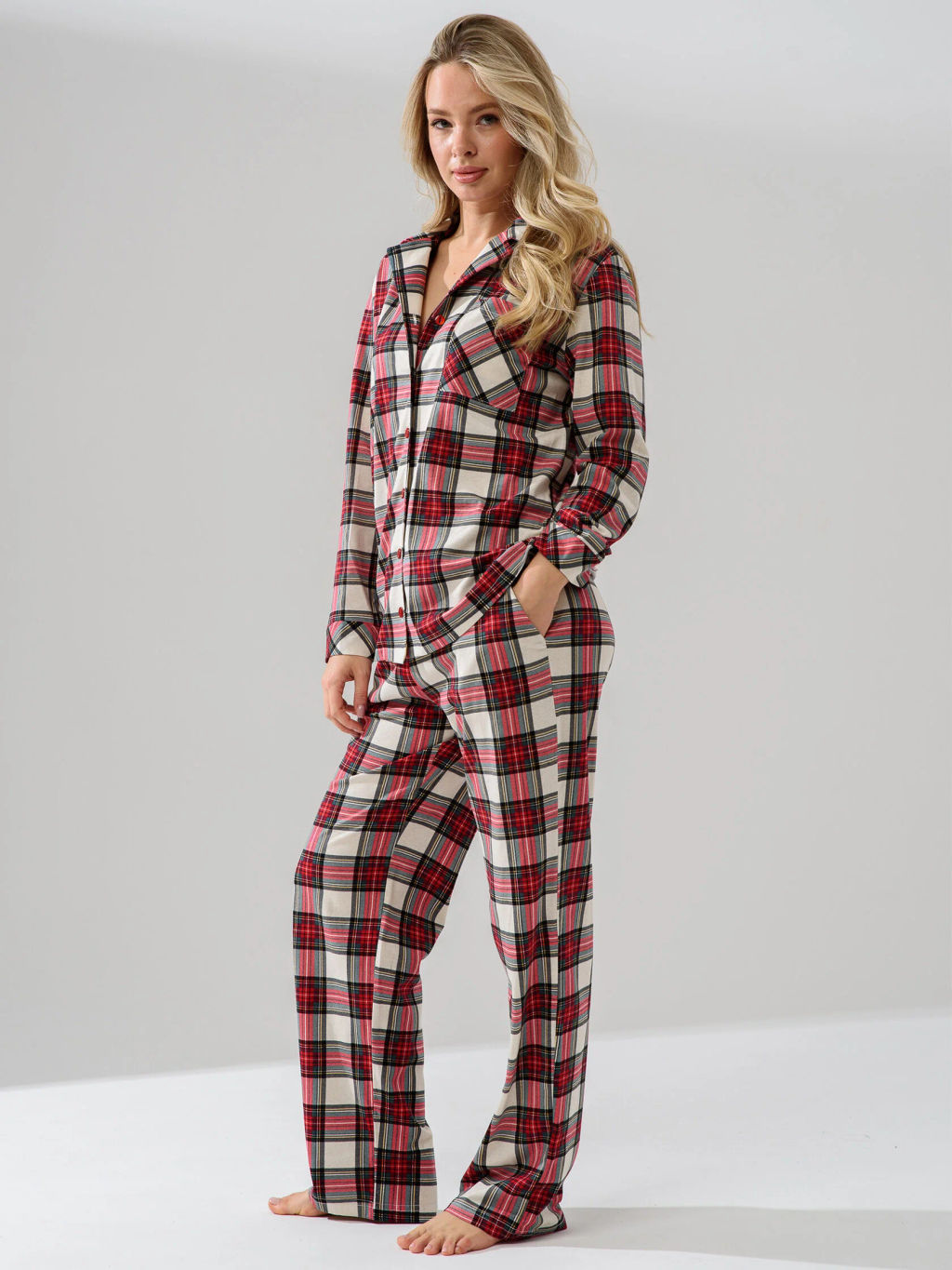 Пижама 100% хлопок  Комфорт (классическая) - Оптима фото 3