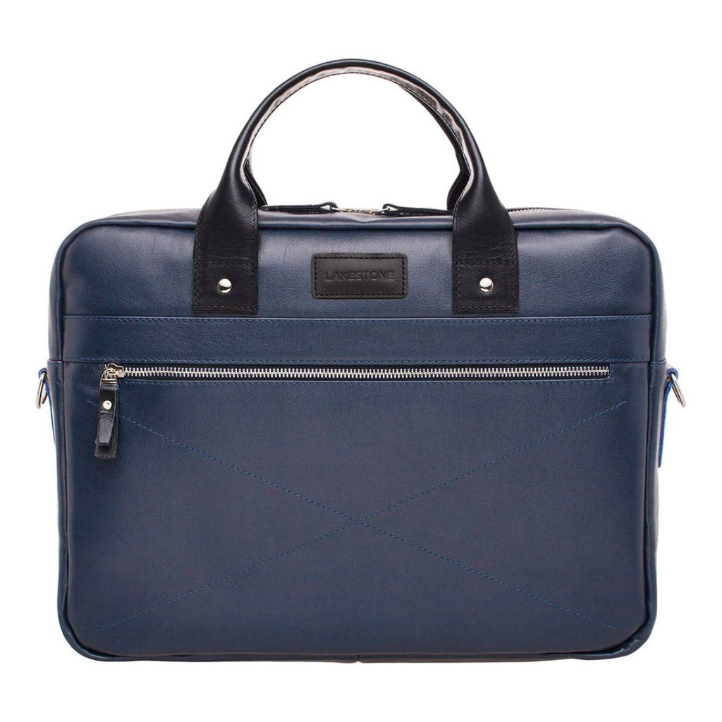 Деловая сумка Bartley Dark Blue/Black - Lakestone фото 3