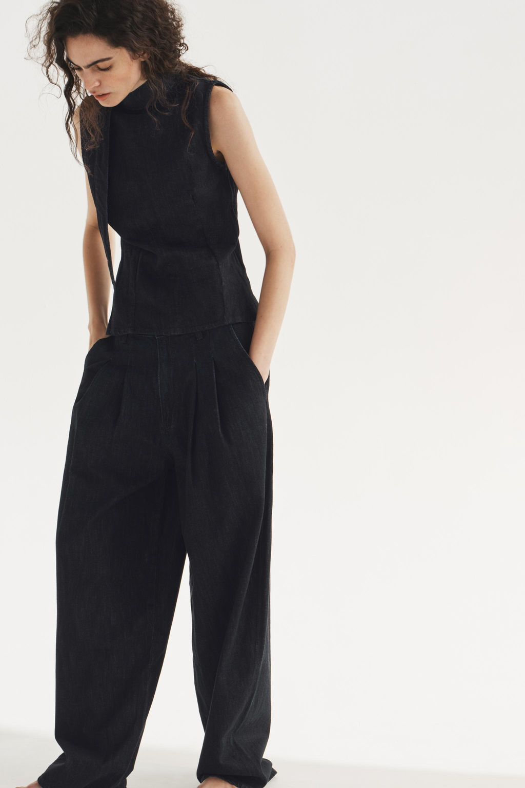 TRF MID-WAIST BAGGY JEANS - Zara фото 11