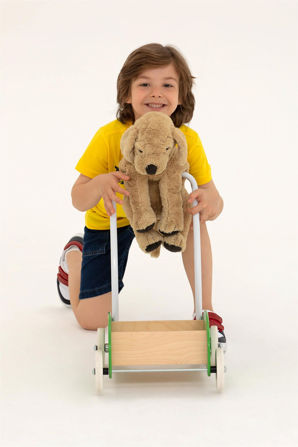 Детская желтая футболка с круглым вырезом Неожиданная скидка в корзине - U.s. polo assn фото 2