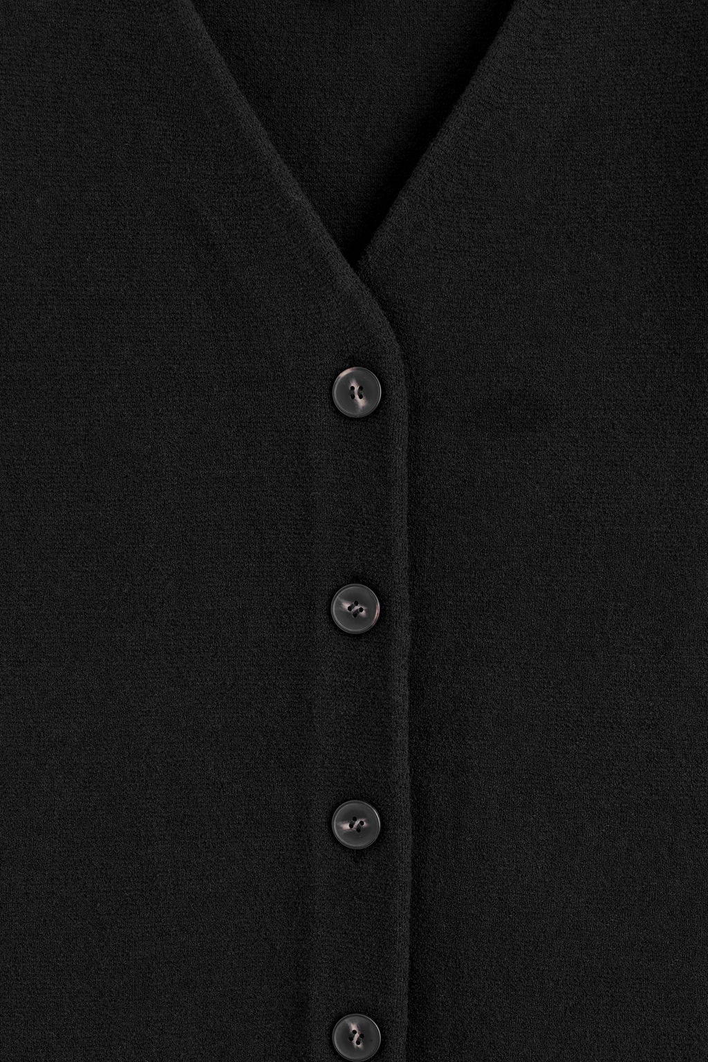 VESTIDO CORTO DE PUNTO MILANO CON BOTONES - H&m фото 4
