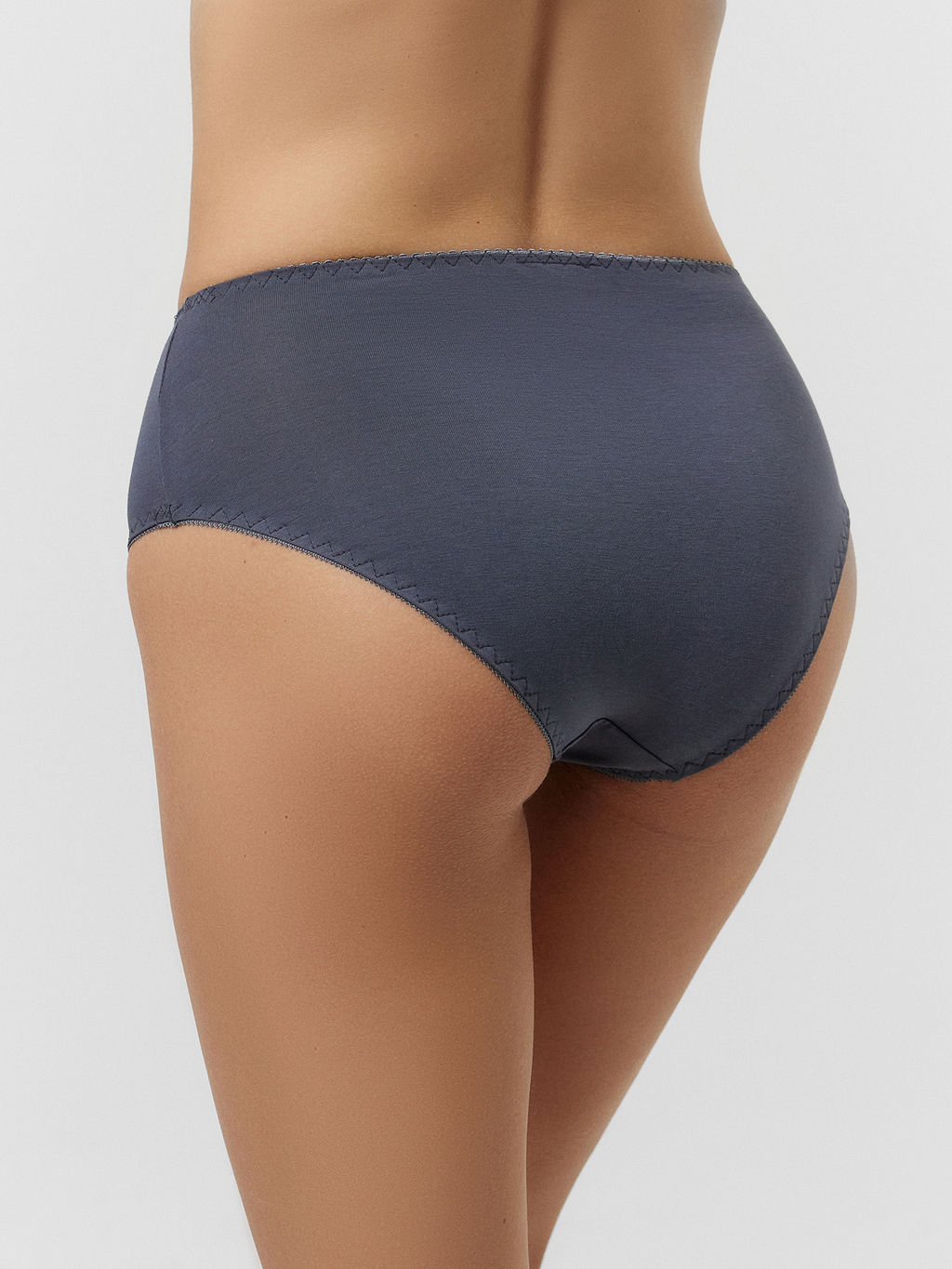 Цена за 2 штуки! Трусы макси женские серые