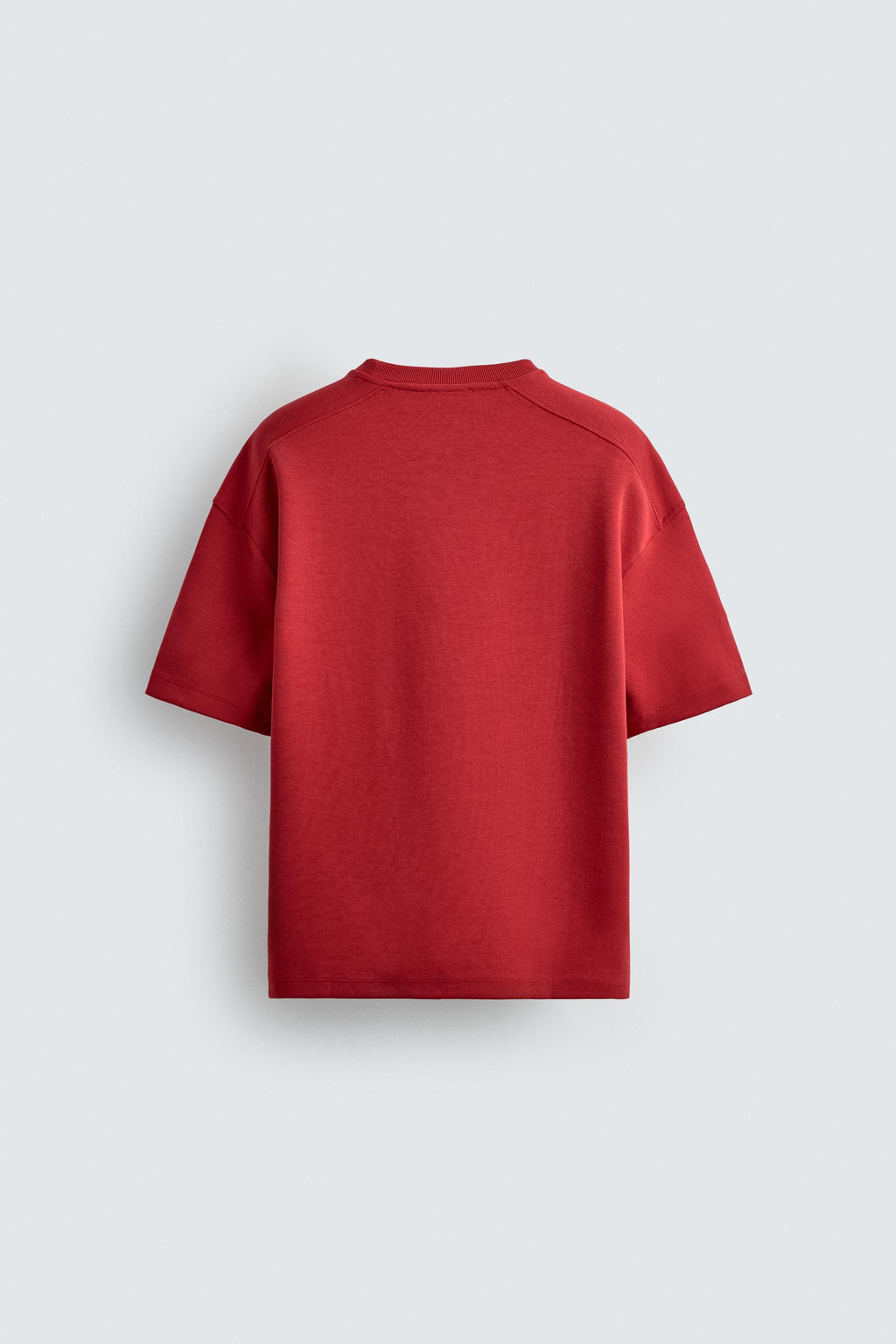 SUDADERA RELAXED FIT INTERLOCK / Rojo - Zara фото 8