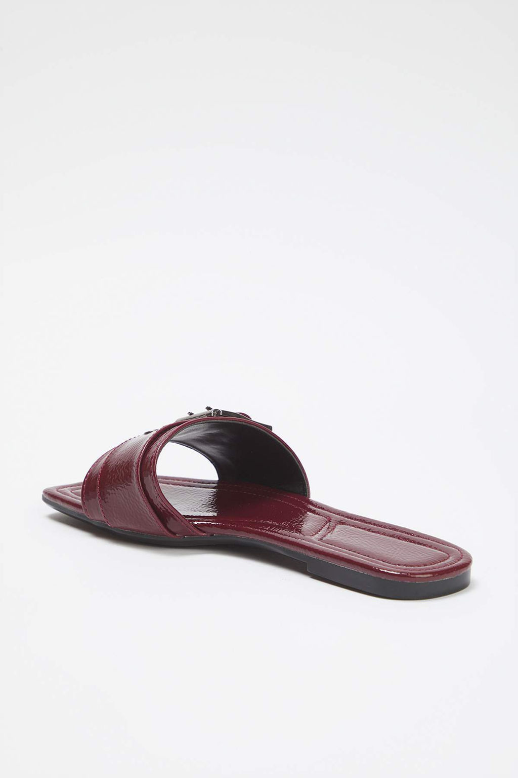 Bordo Aksesuar Detayl? Duz Kad?n S?k Terlik TAKSS25TE00061 - Trendyolmilla фото 4