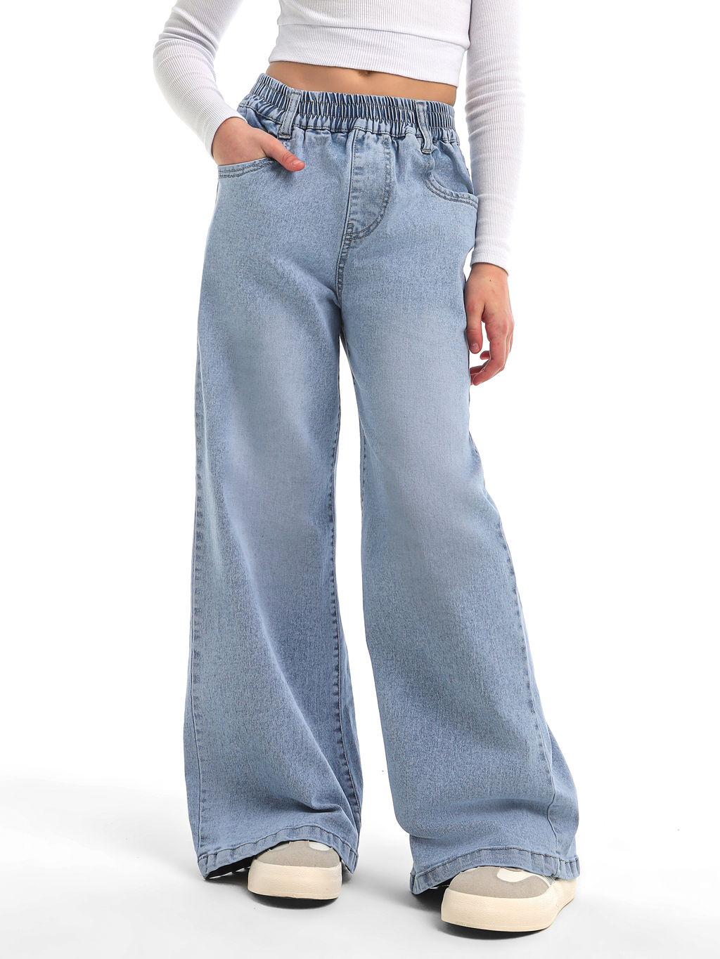 Джинсы-палаццо для девочек - СИНЯЯ МОДА фото 9