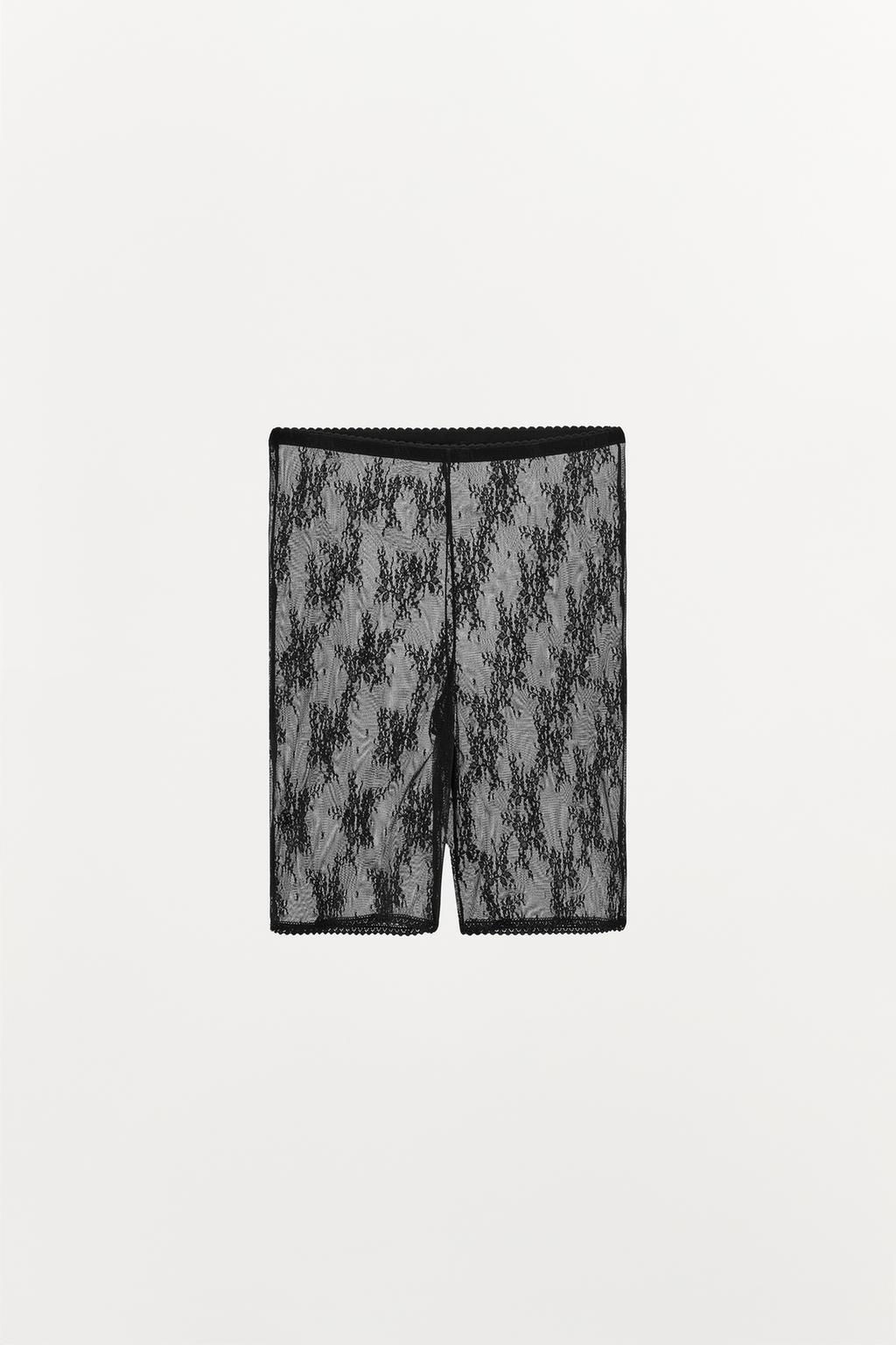 LACE CYCLING SHORTS - Zara фото 2