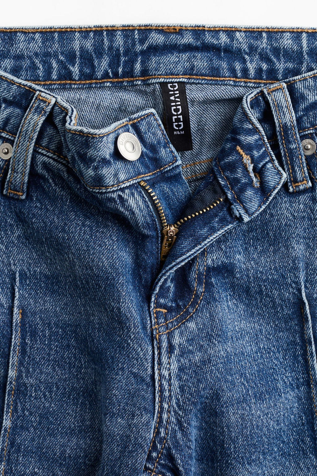 Slim Straight Low Ankle Jeans - H&m фото 6