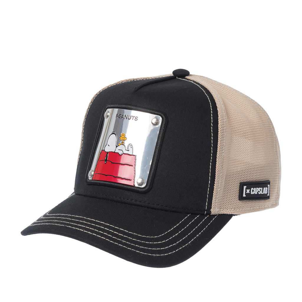 Бейсболка CAPSLAB арт. CL/PEA6/1/PCT/NAW6 Peanuts Snoopy And Woodstock (black)