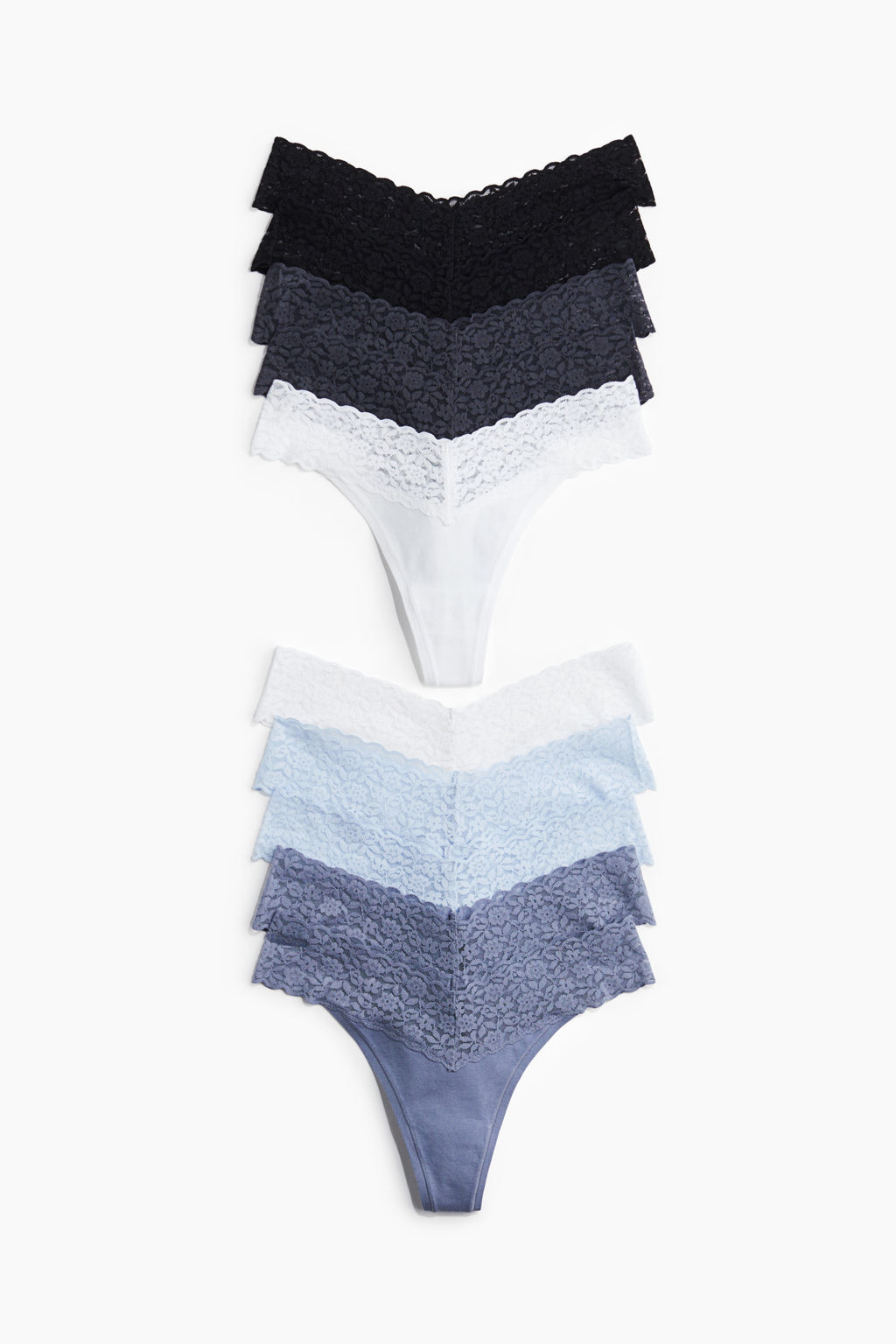 Pack de 10 bragas Thong de encaje - H&m фото 7