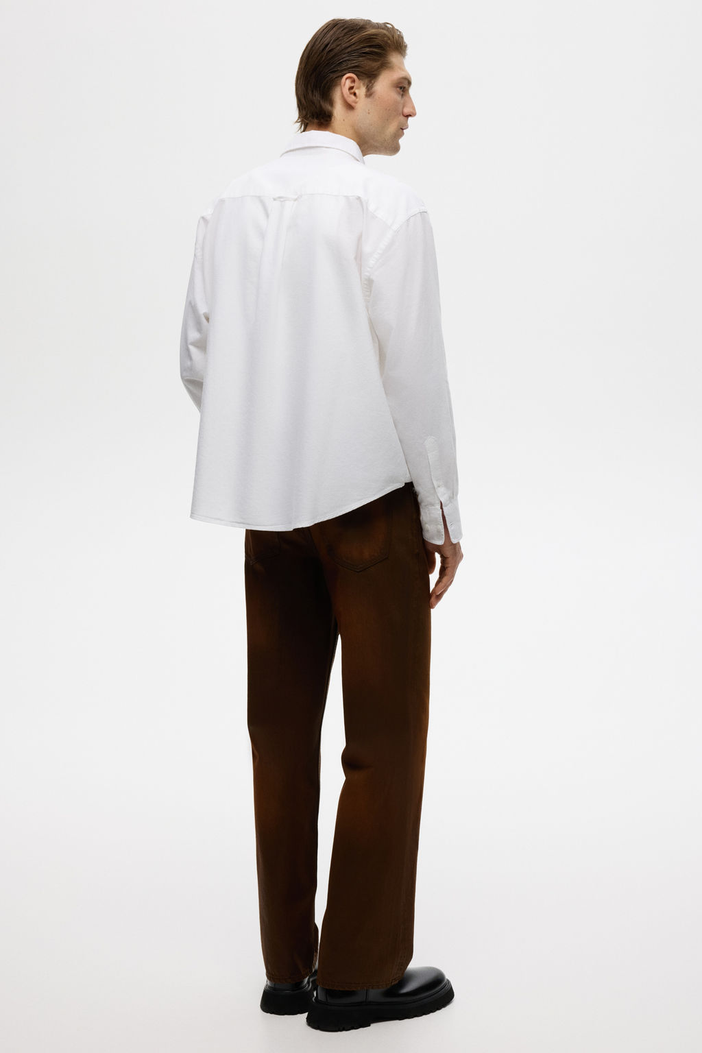 Camisa Oxford Relaxed Fit - H&m фото 4