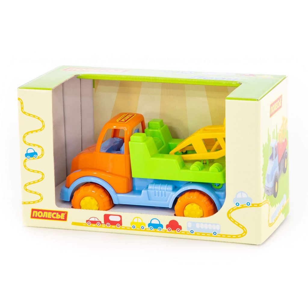 Леон, автомобиль-эвакуатор (в коробке) - Полесье фото 7