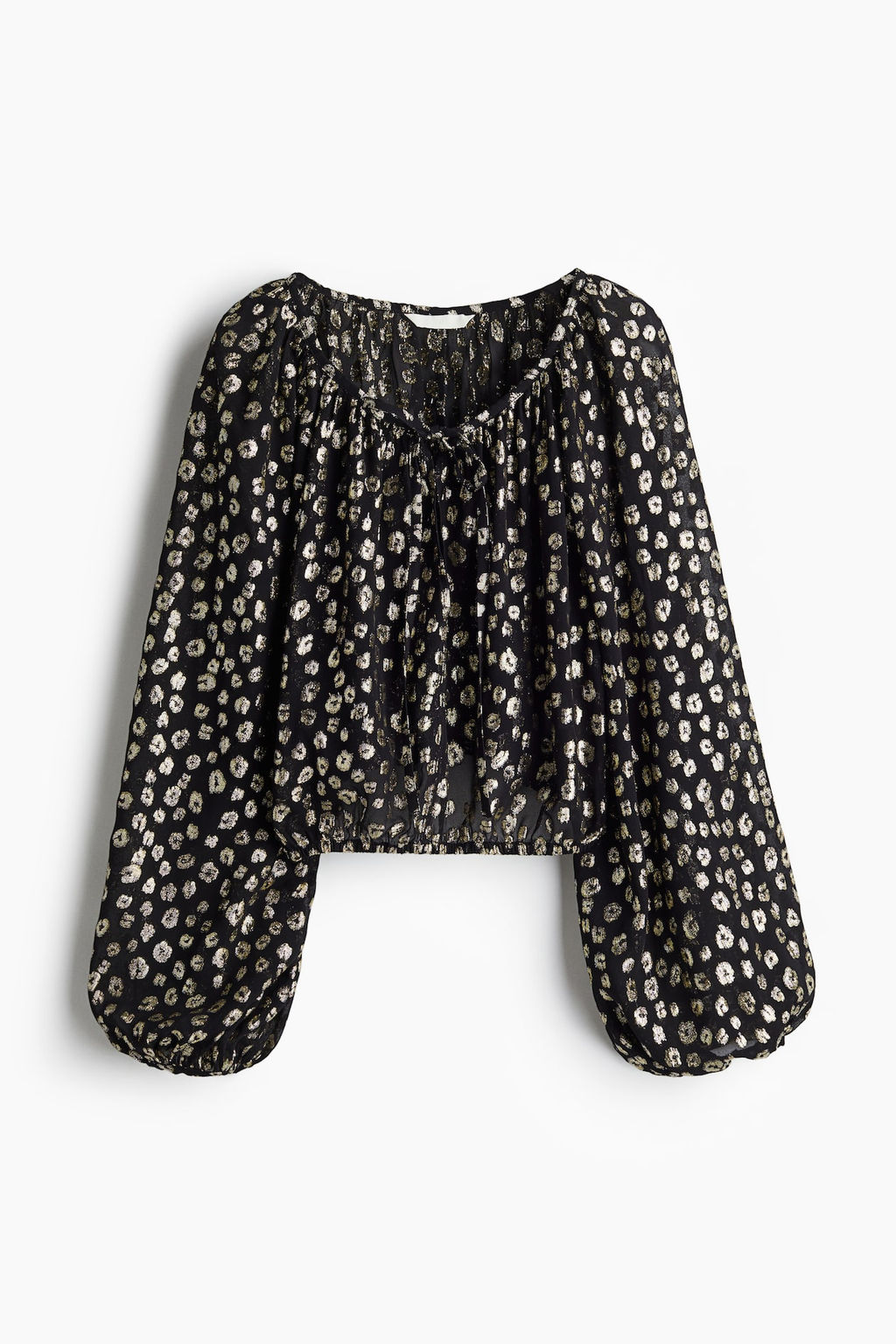Blusa en tejido jacquard - H&m фото 5