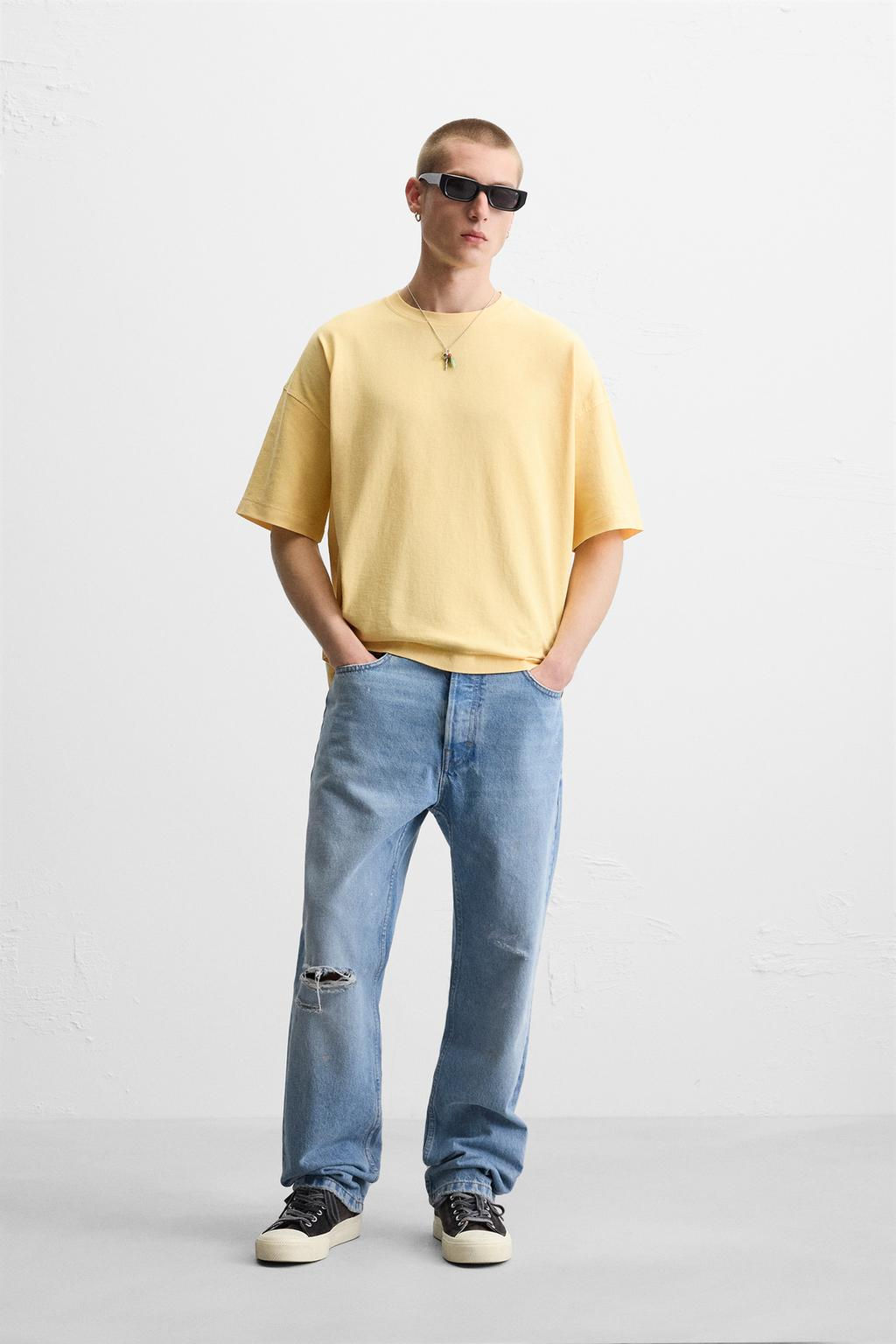 BASIC BOXY FIT T-SHIRT - Zara фото 17