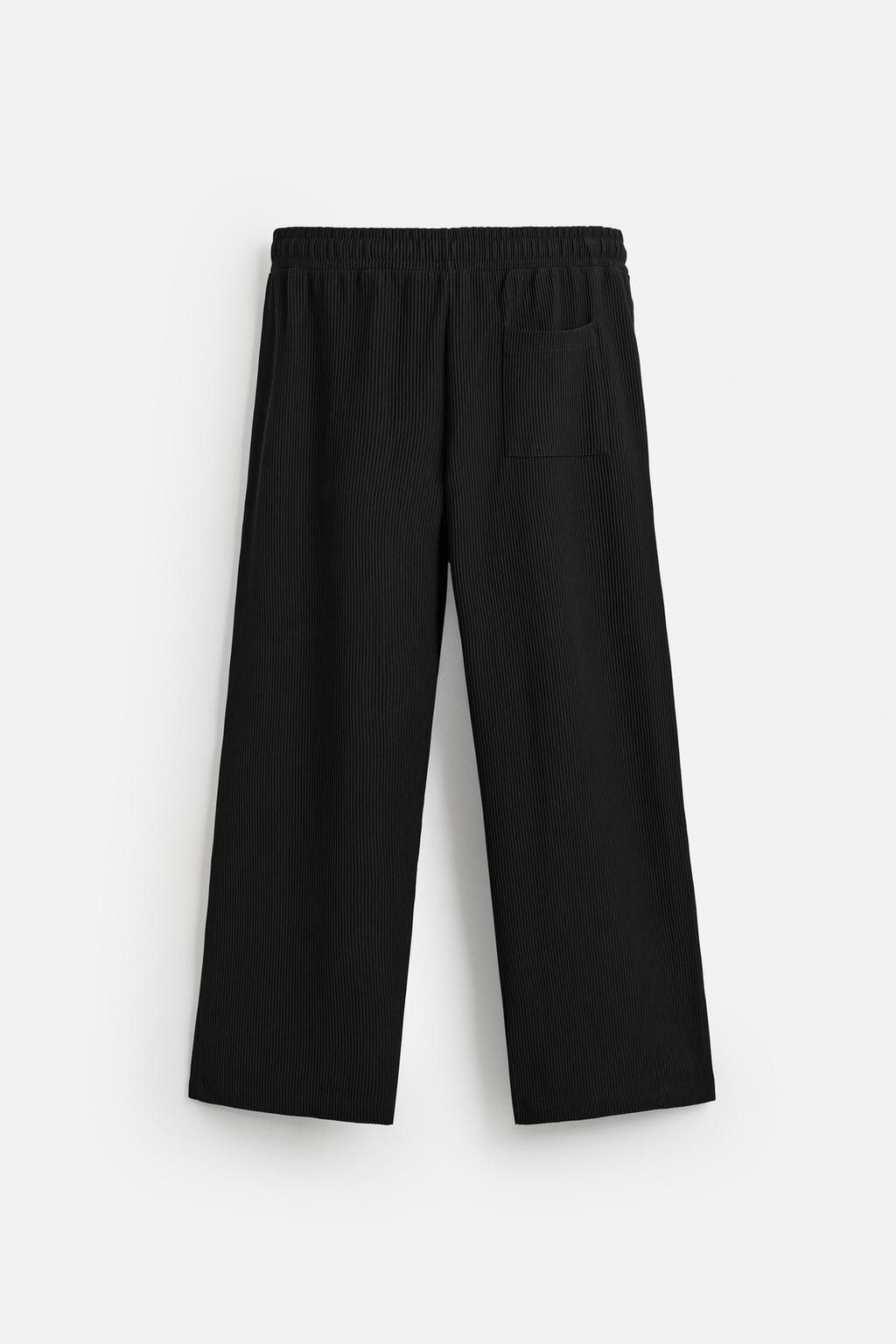 VERTICAL TEXTURED JOGGERS - Zara фото 7