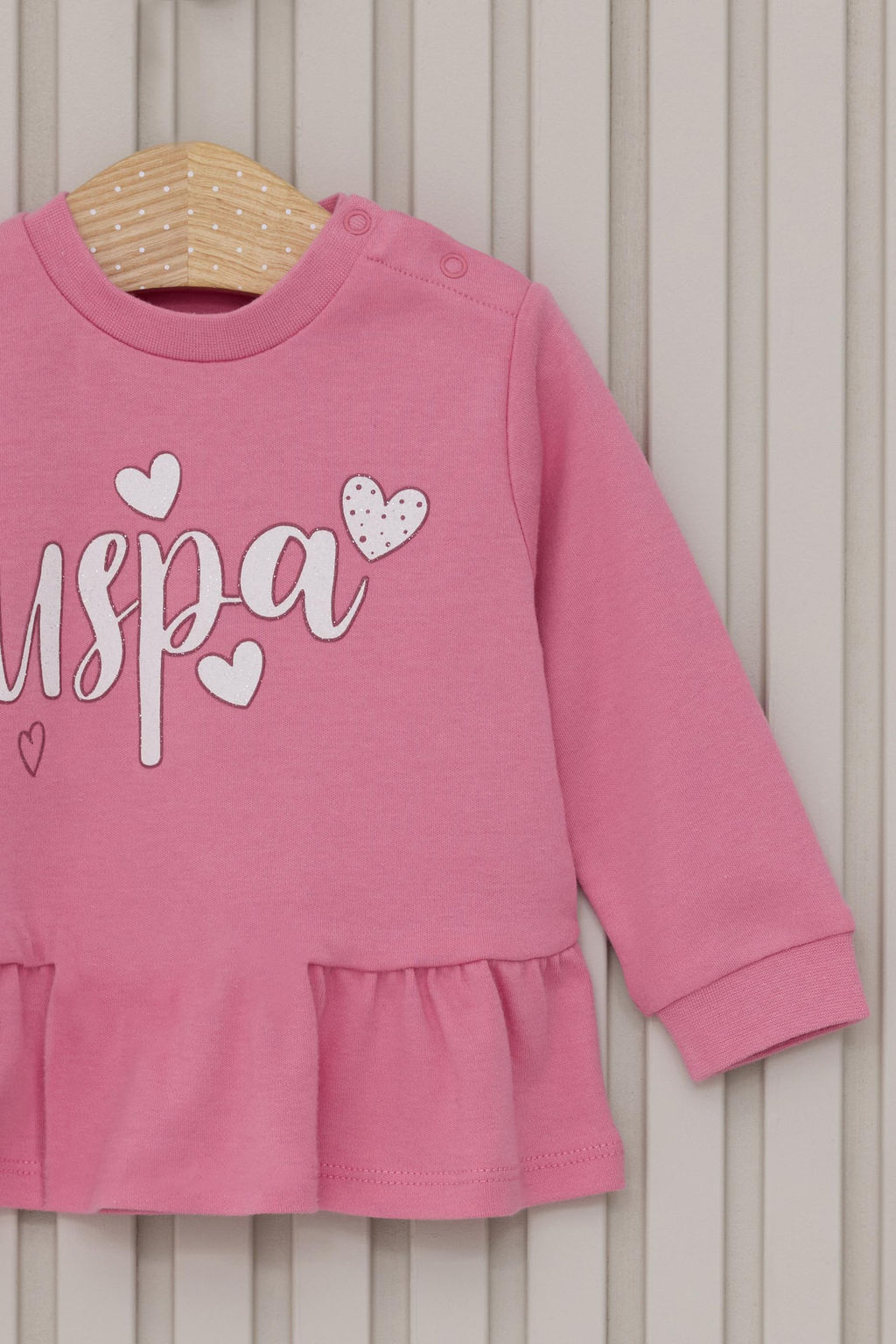 K_z Bebek Pembe Pijama Tak_m_ Sepette S_rpriz _ndirim - U.s. polo assn фото 3