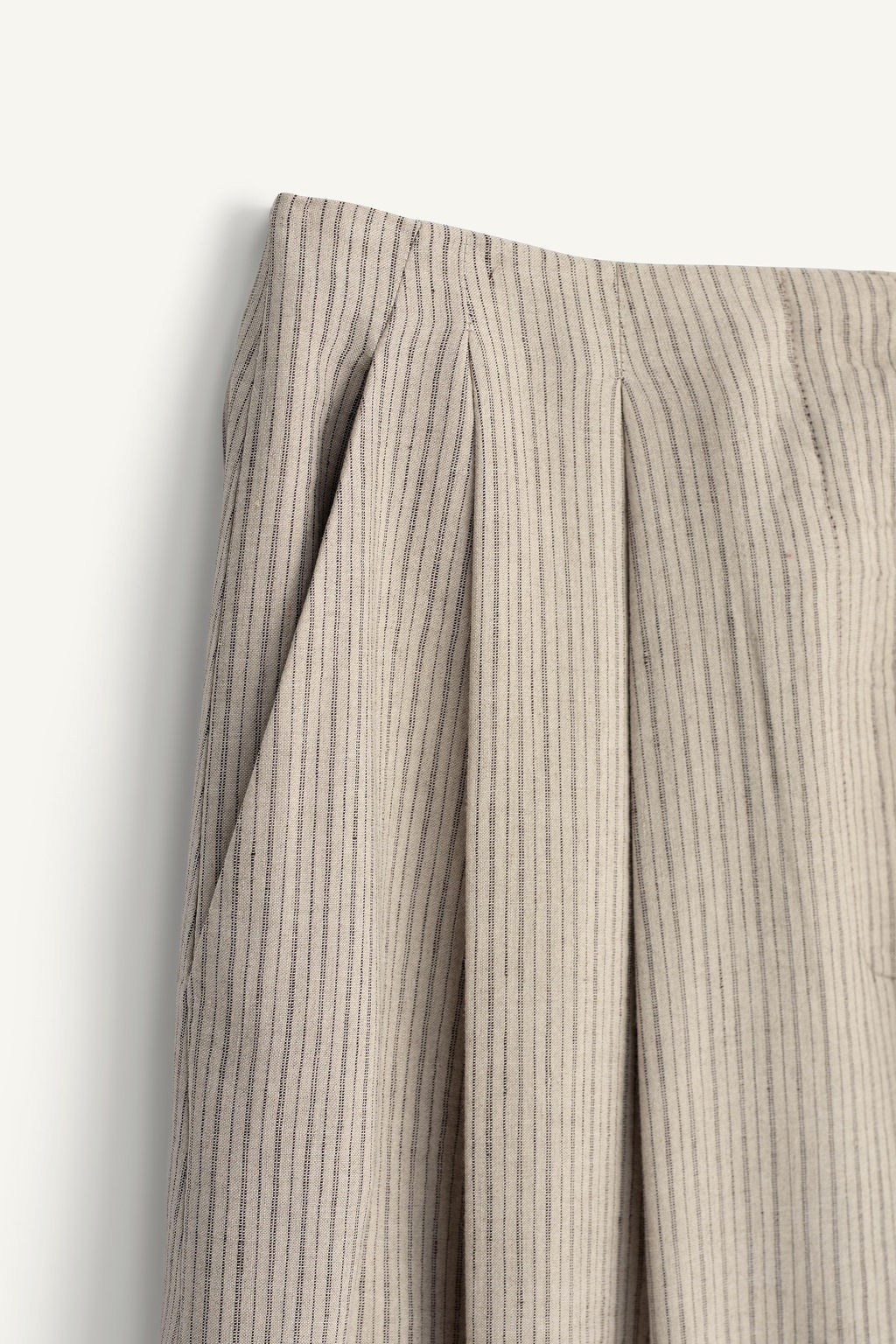 PANTAL?N RAYAS MEZCLA LINO LIMITED EDITION / rayas - Zara фото 8