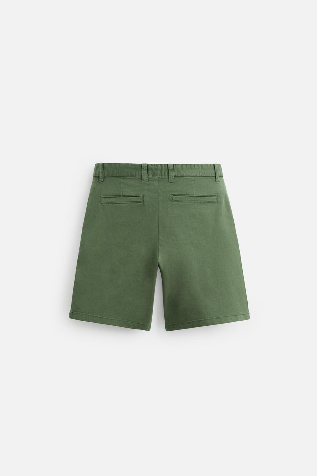 CHINO REGULAR FIT BERMUDA SHORTS - Zara фото 17