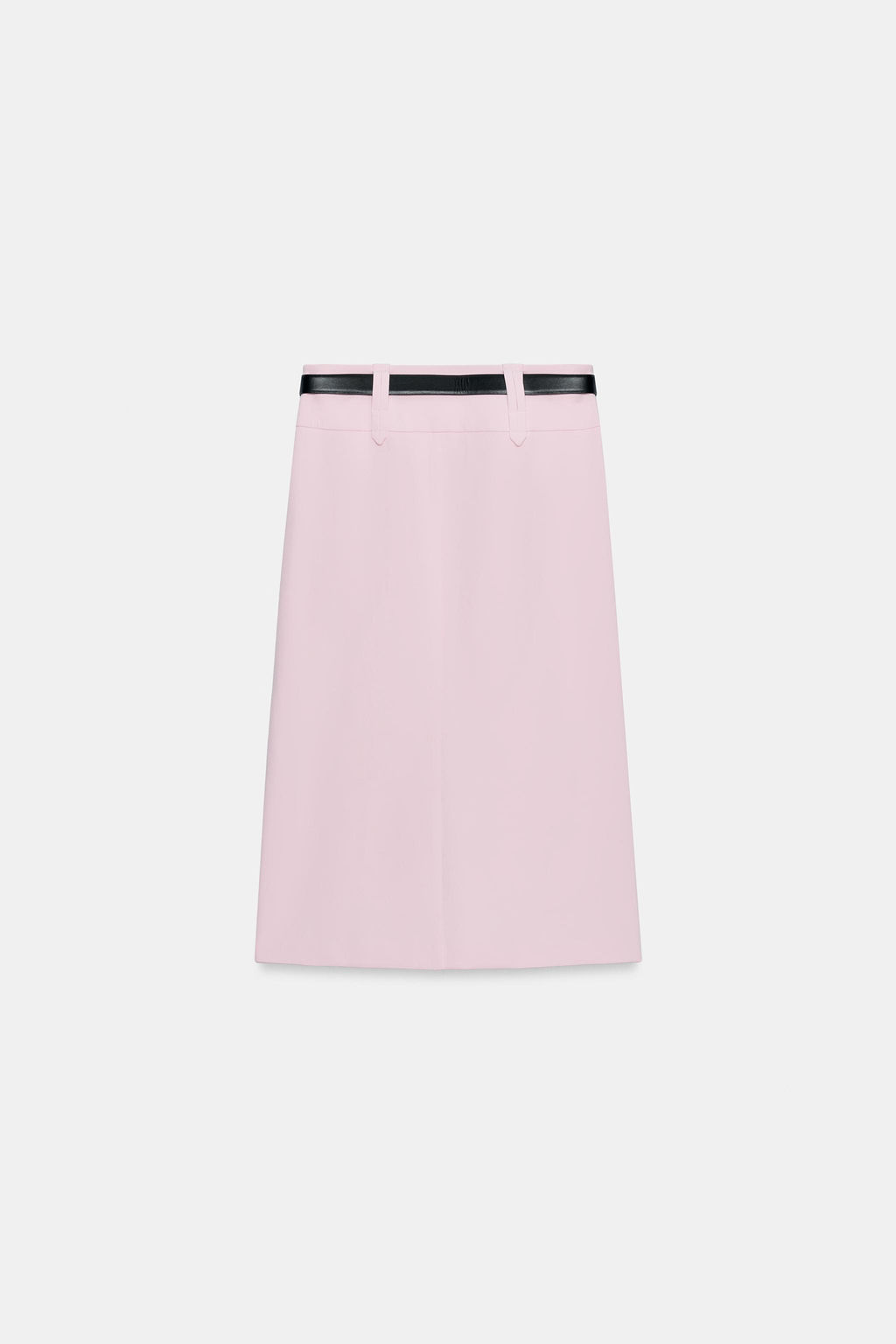 FALDA MIDI TUBO CINTUR?N / Rosa - Zara фото 5