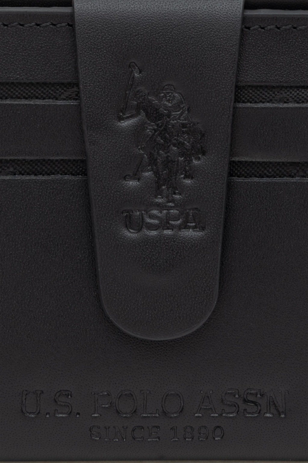 U. S. Polo Assn Мужская черная визитница - U.s. polo assn фото 7