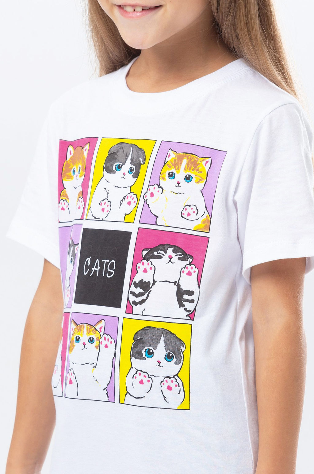 Детская хлопковая футболка Happy Fox фото 41