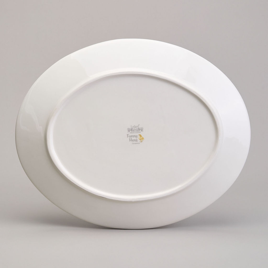 БЛЮДО ОВАЛЬНОЕ LEFARD FUNNY HENS 31,5*25,5*3 СМ (КОР=12ШТ.)  фото 3