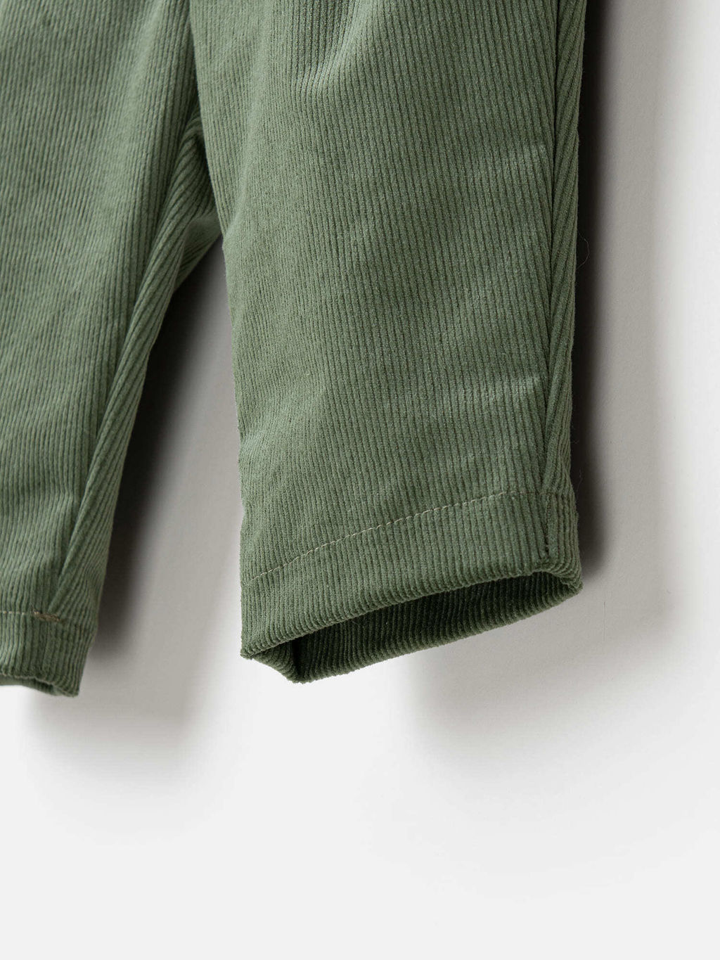 Брюки вельветовые "Олива" 0+