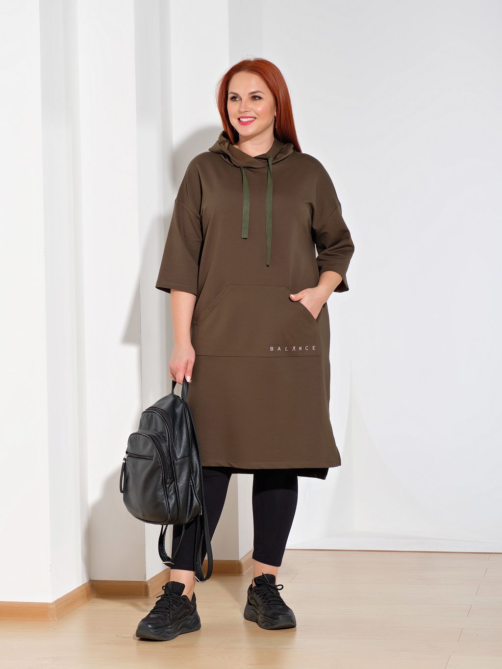 Платье 0125-7 оливковый