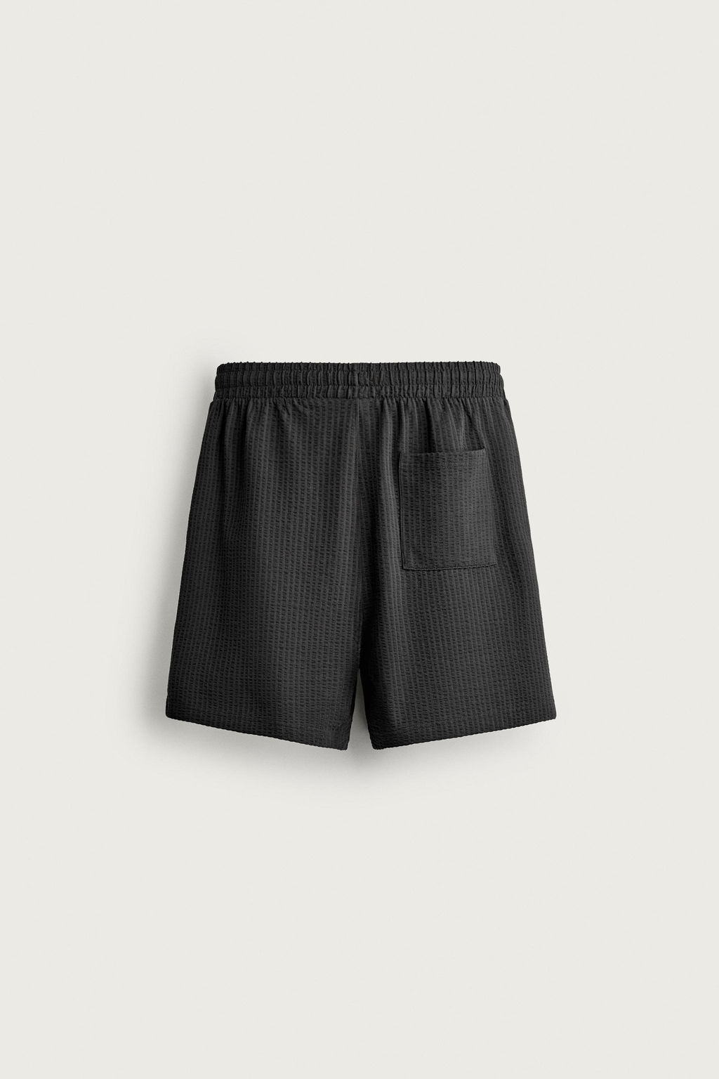 BERMUDA REGULAR FIT SEERSUCKER CONFORT / Gris antracita - Zara фото 7