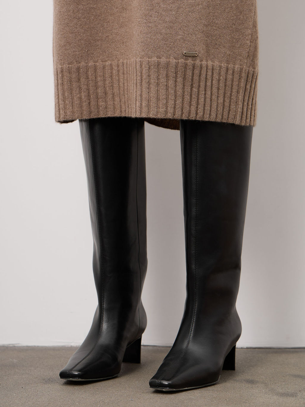 Платье из кашемира 13088 капучино