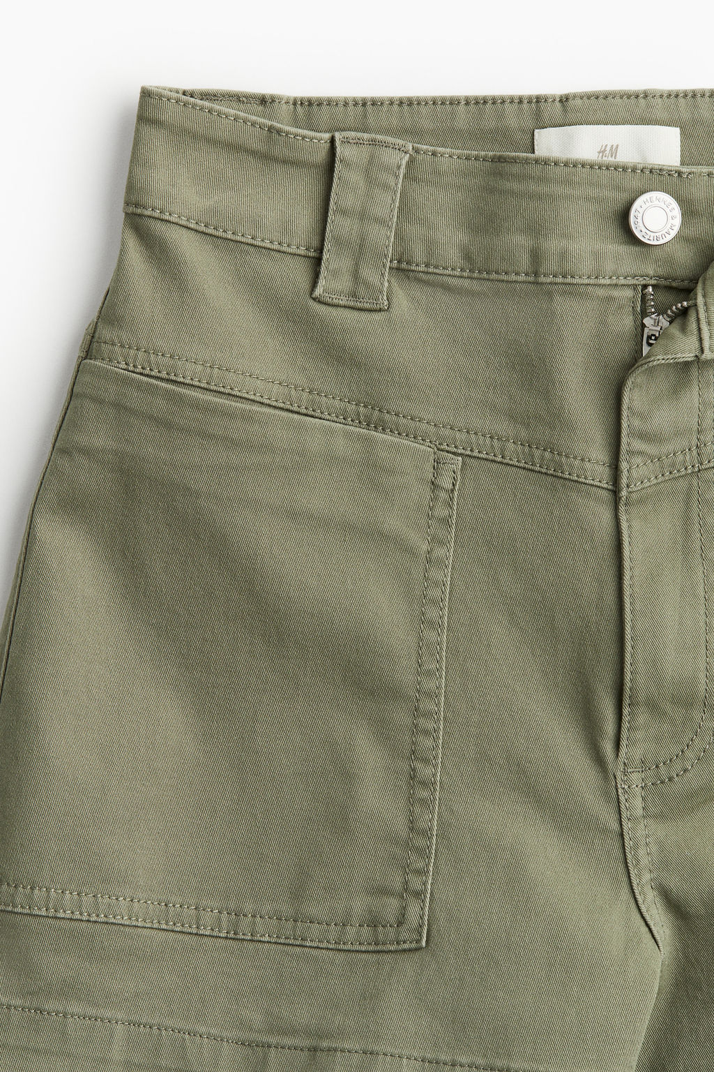 Pantalon corto de sarga estilo cargo - H&m фото 7