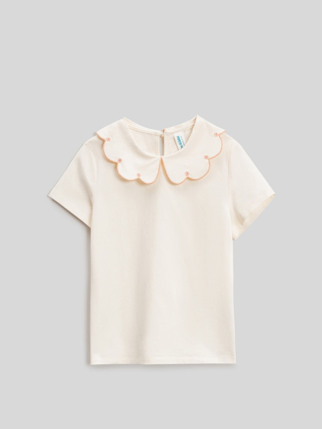 ACOOLA / Блузка детская для девочек Belen молочный  фото 3