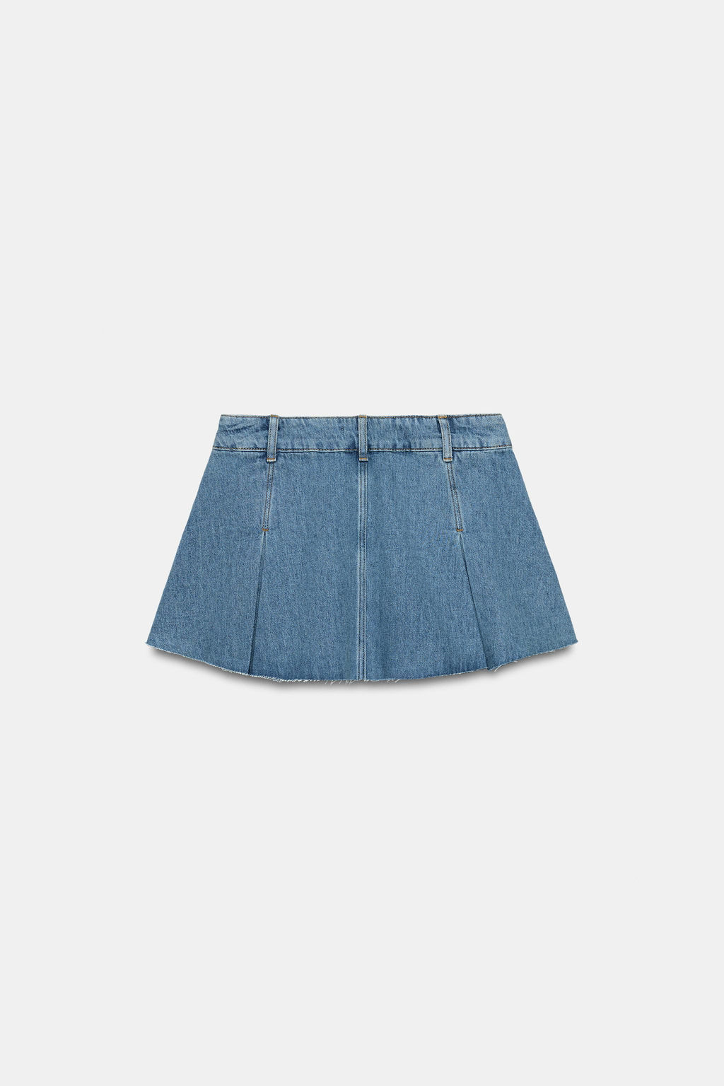 FALDA CORTA DENIM ZW COLLECTION / Azul - Zara фото 7