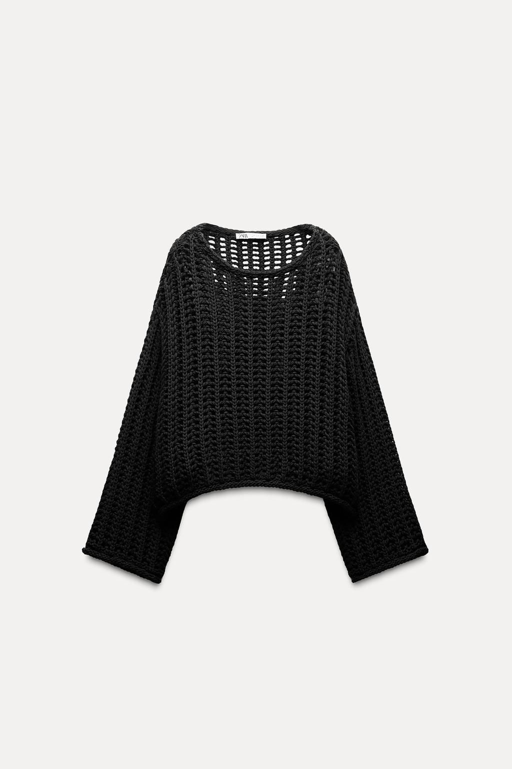 OPEN KNIT SWEATER - Zara фото 5