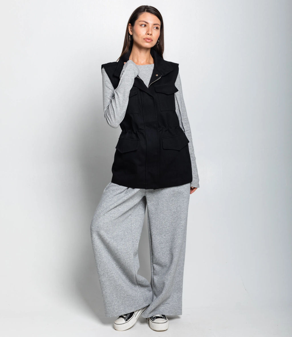 Жилет #КТ9022 (2), чёрный