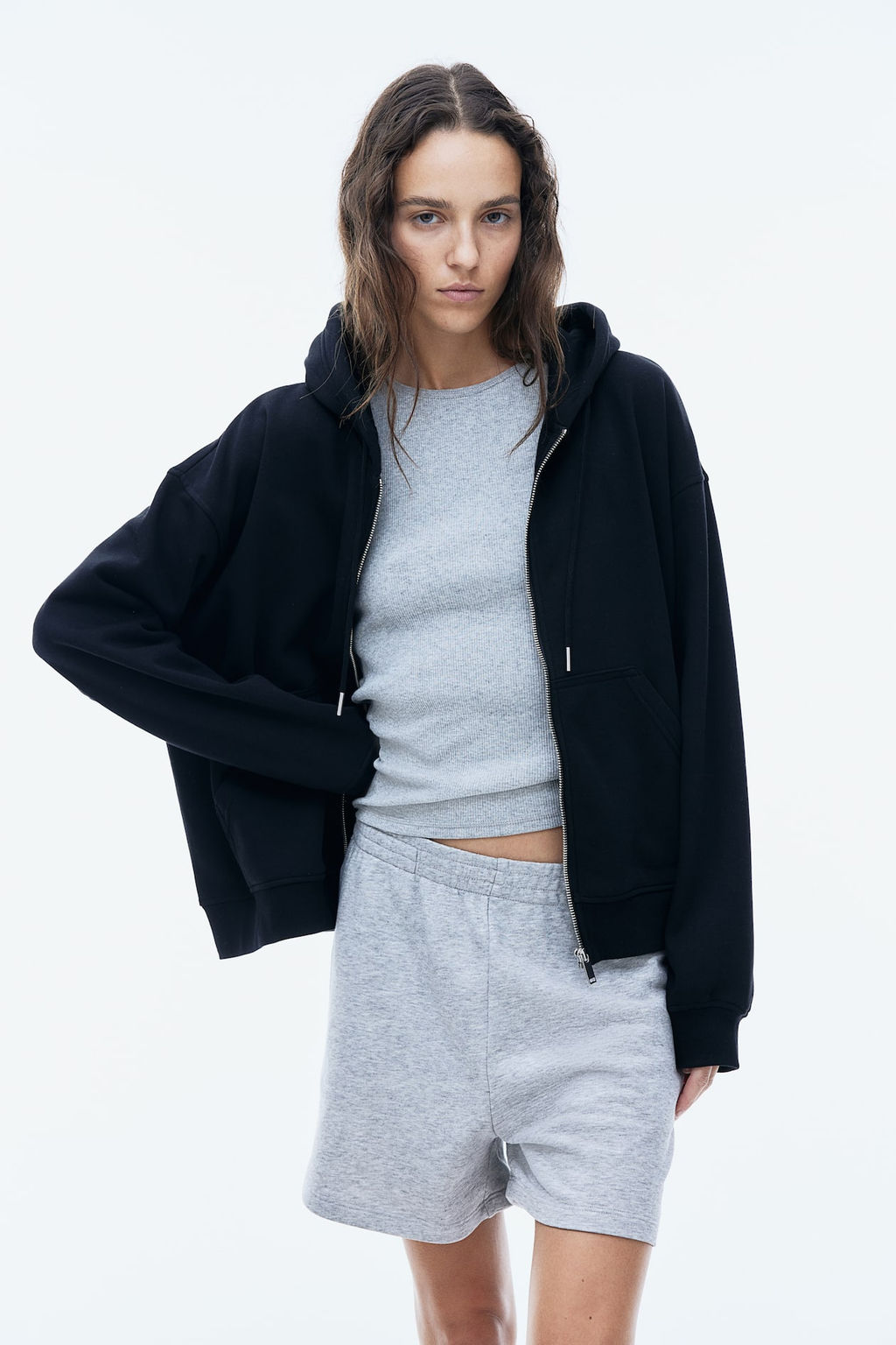 Chaqueta sudadera con capucha y cremallera - H&m фото 2