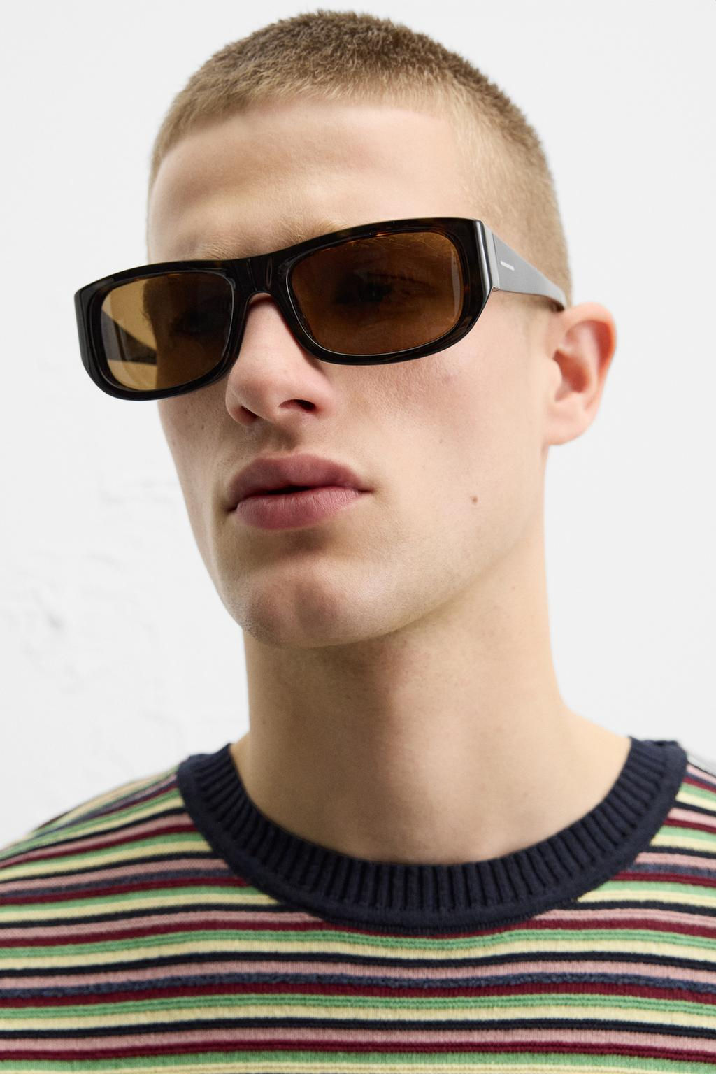 STRIPED KNIT T-SHIRT - Zara фото 7