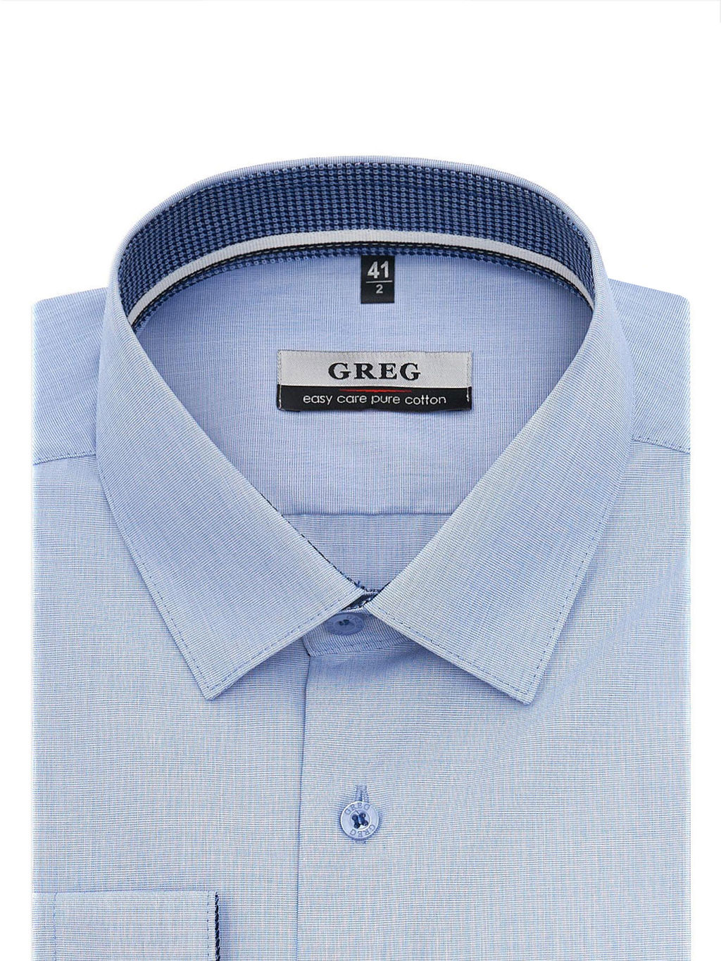 Сорочка мужская длинный рукав GREG 213/231/1714/F/Z/1p  фото 2