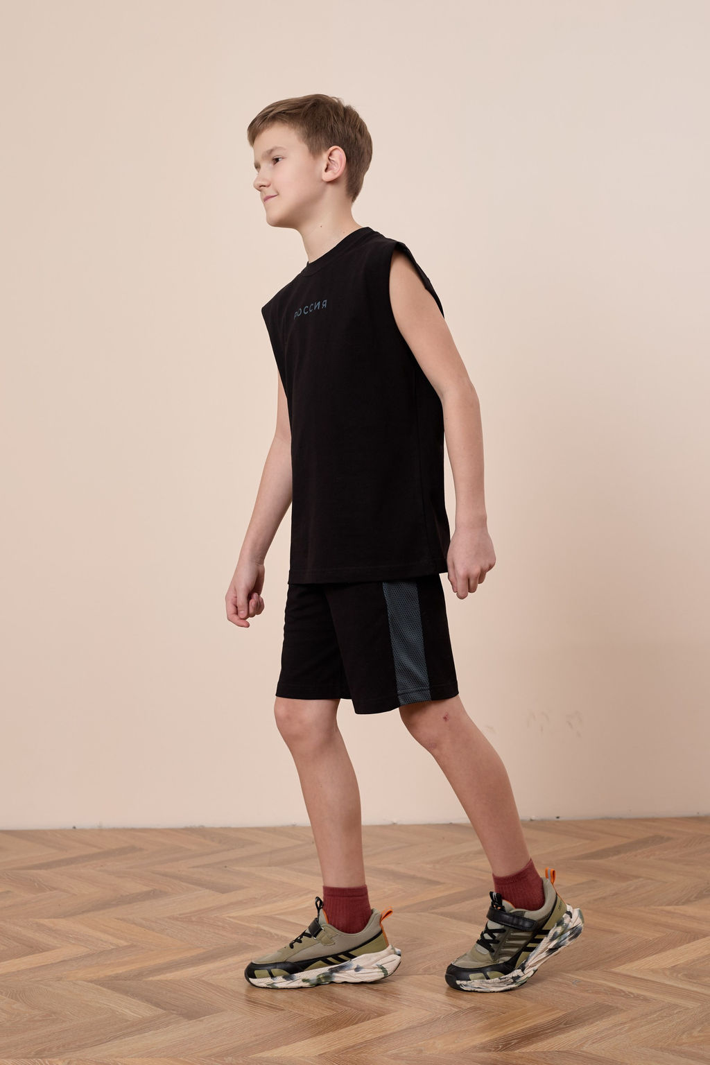 Костюм майка и шорты М226012Па - Елена фото 3