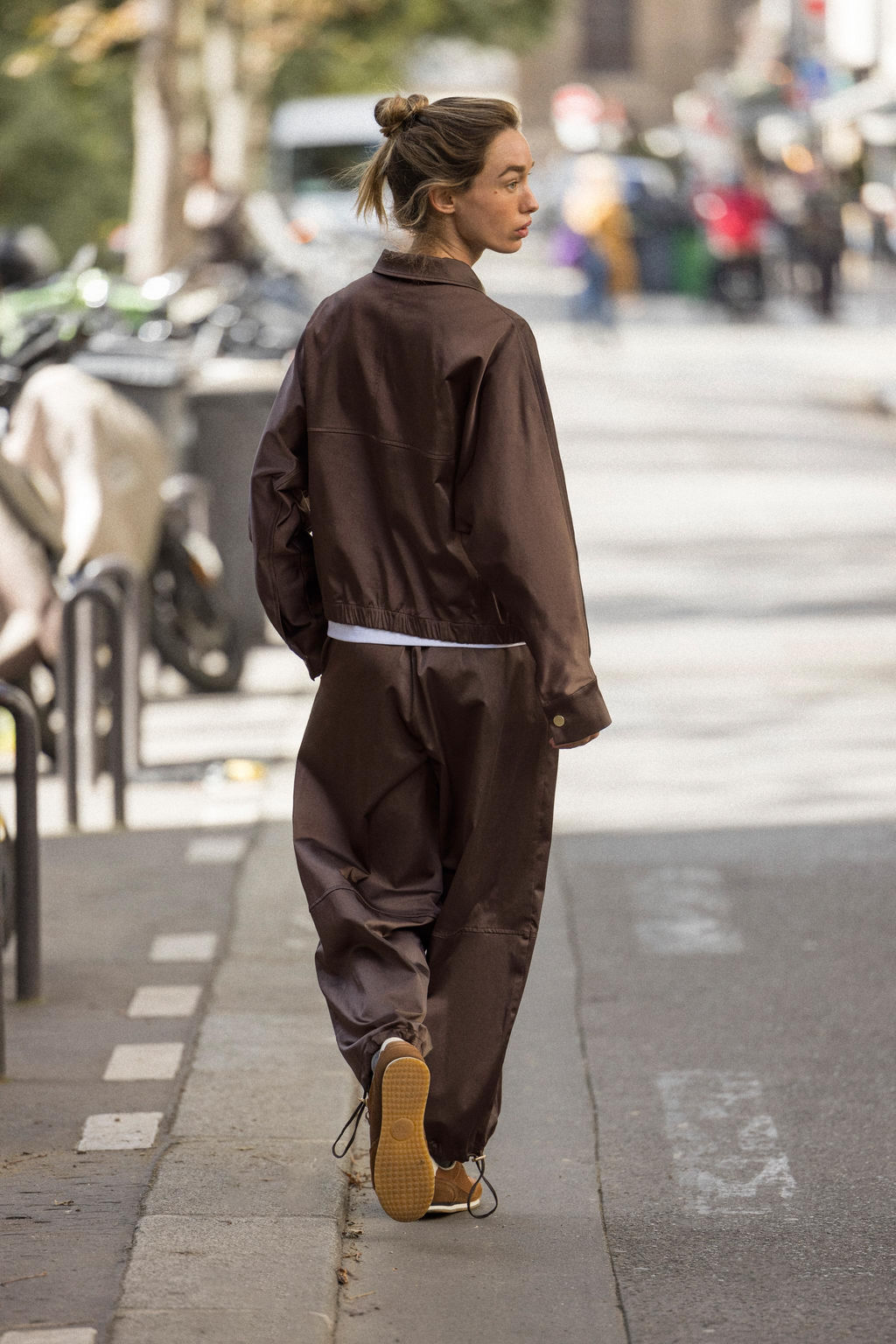 SATIN WIDE-LEG TROUSERS - Zara фото 4